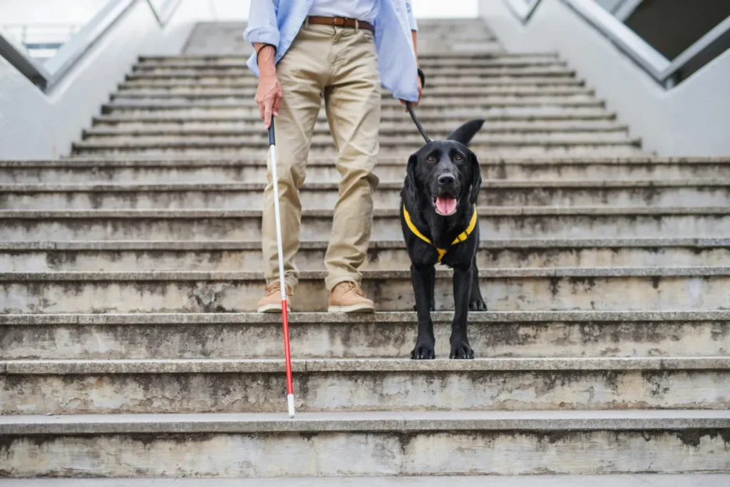 service animal required to help the blind